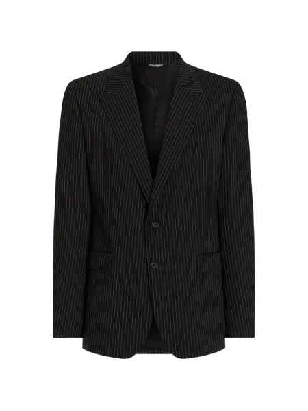 Geacă Dolce & Gabbana de lână negru