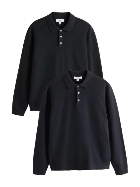 Next Pulover Essential bleumarin negru