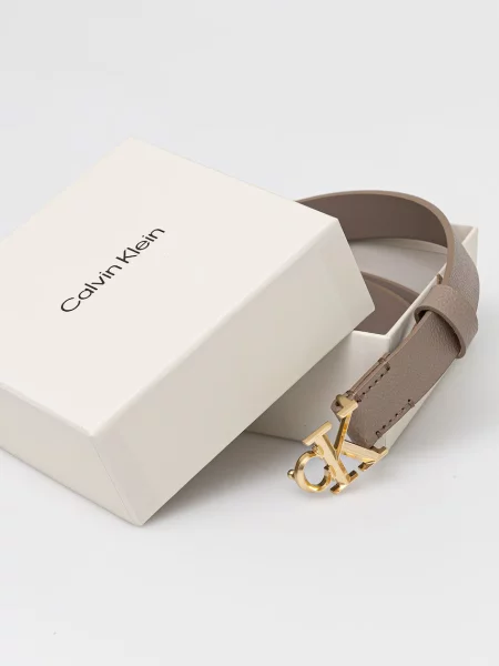 Calvin Klein pasek beżowy