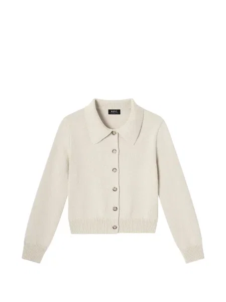 Gulerat cardigan A.p.c. gri