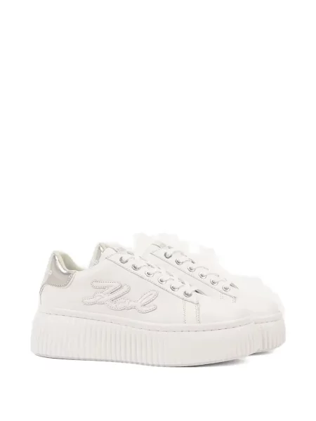 Sneakerși Karl Lagerfeld alb