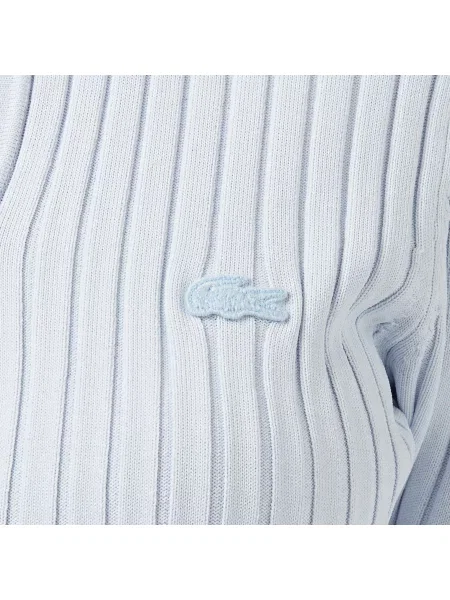 Lacoste Sweter Z Krótkim Rękawem niebieski