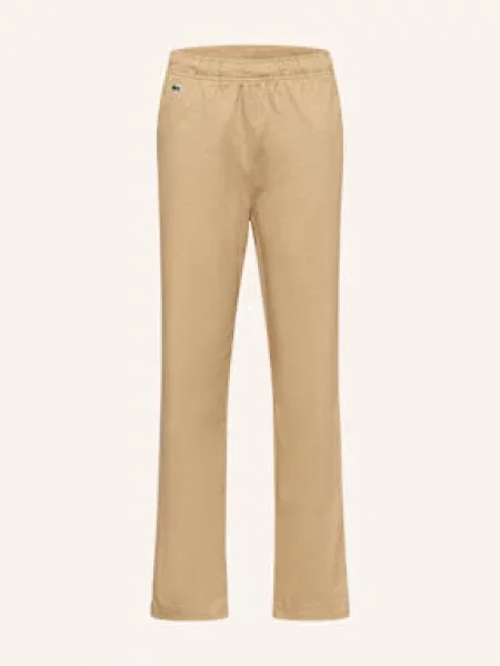 Lacoste Kalhoty světle hnědá
