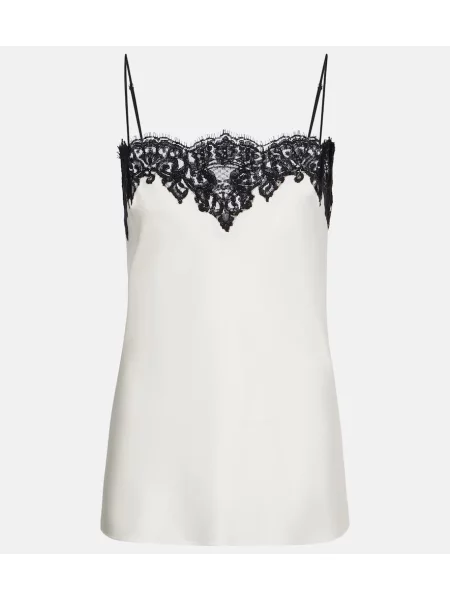 Maiou Stella Mccartney din satin alb