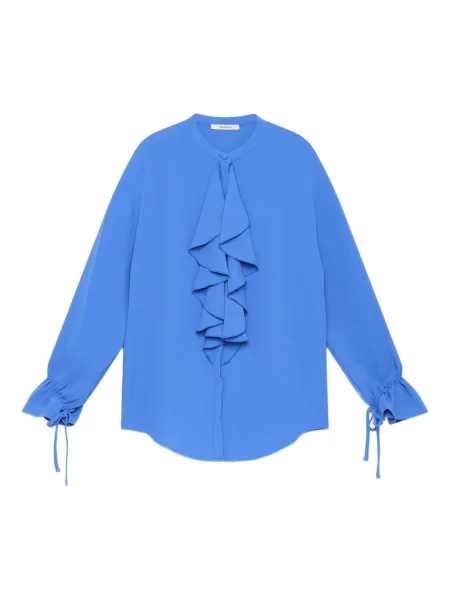 Bluză Maliparmi cu volane albastru