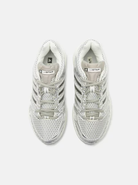 ADIDAS ORIGINALS Nízke tenisky Adistar / strieborná / šedobiela sivá