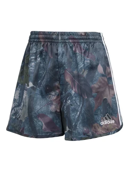 Риза Adidas с връзки на райета с дантела розово