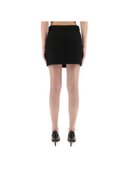 Spódnica mini Moschino wełniana czarna