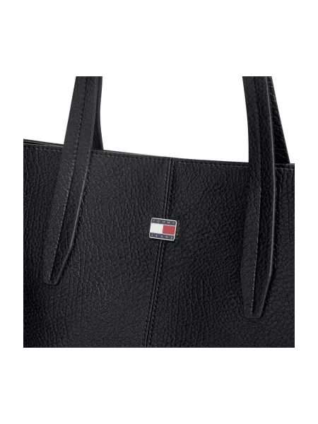 Geantă Tommy Jeans Tjw Slouchy City Tote negru