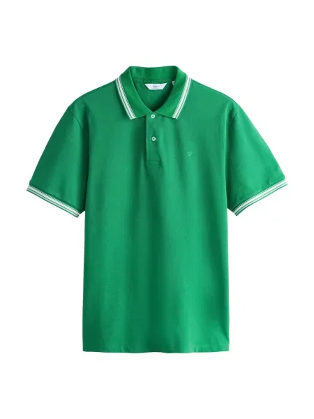 Next Tricou verde alb