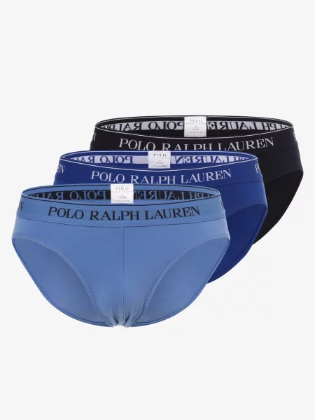 Obcisłe bokserki w zestawie 3 szt. Polo Ralph Lauren niebieskie