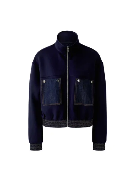 Bluza rozpinana Oui niebieska
