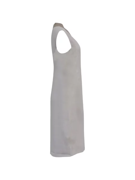 Rochie Boss cu dungi de costum alb