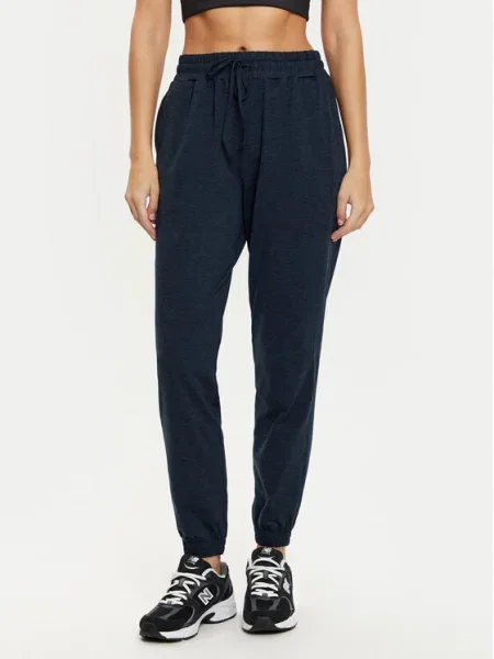 Girlfriend Collective Pantaloni trening ReSet Bleumarin albastru
