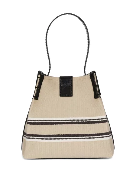 Geantă bucket Balmain cu dungi