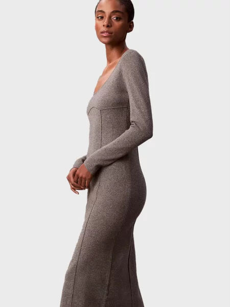 Платье Calvin Klein серое