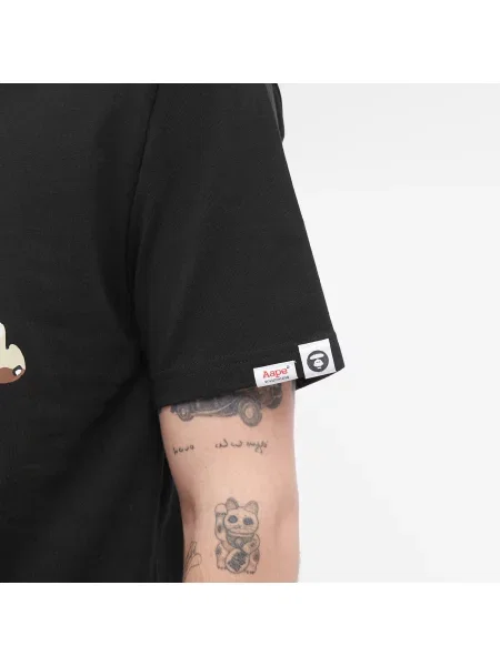 Koszulka Aape By A Bathing Ape czarna