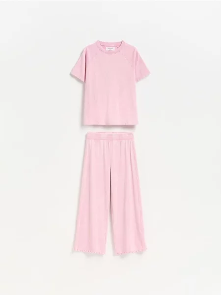 Pantaloni copii Reserved violet