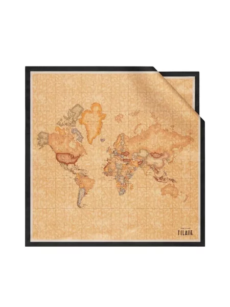 Svilen šal Alviero Martini Prima Classe črna