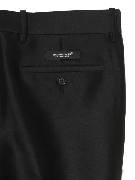Pantaloni Undercover de lână negru