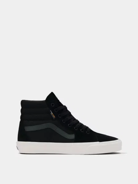 Кеди високі Vans замша/текстиль чорний