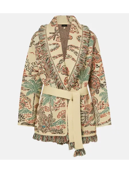 Cardigan Alanui de lână bej