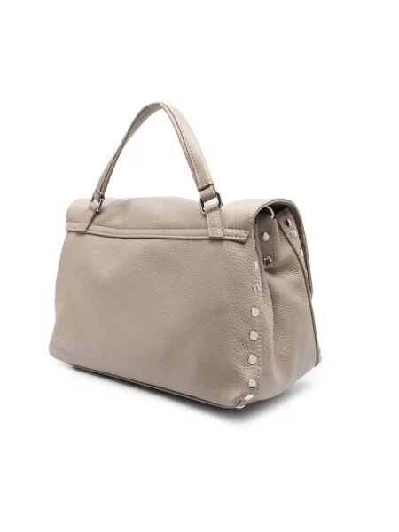 Torebka Zanellato skórzana elegancka szara
