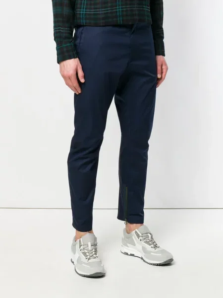 Pantaloni Lanvin cu volane albastru
