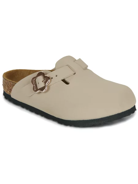 Natikači Birkenstock Boston Flower Buckle S bež