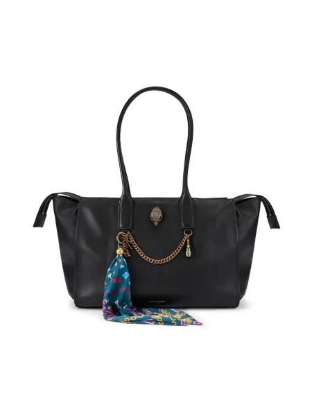 Kurt Geiger London torebka shopper skórzana SLOANE czarna