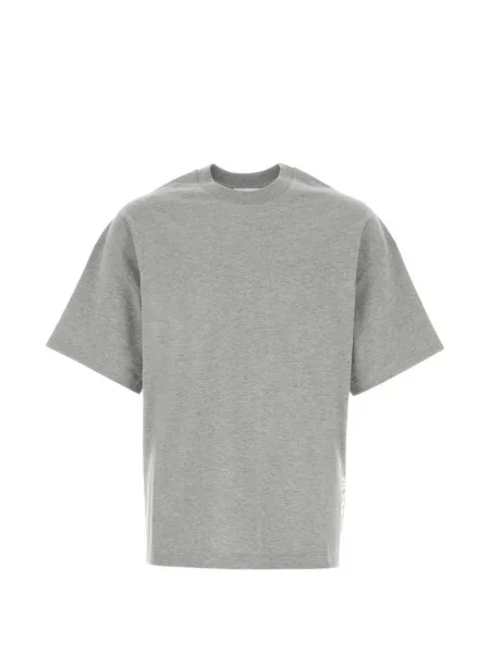 Tricou Jil Sander cu decolteu rotund gri