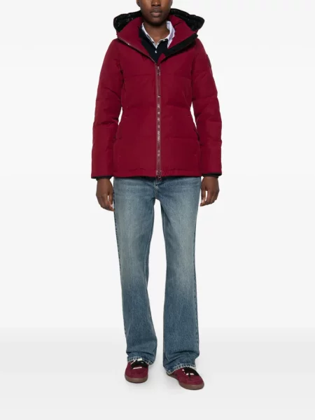 Geacă Canada Goose cu glugă roșu