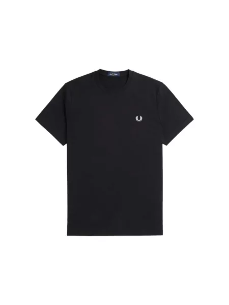 Koszulka Fred Perry z nadrukiem czarna