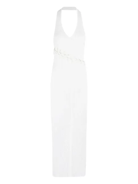 Rochie Iro cu gât halter alb