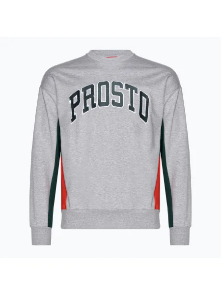 Мъжки суитшърт PROSTO Crewneck Splork сив