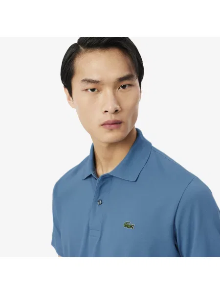 Lacoste Koszulka Polo Light Classic Fit niebieska