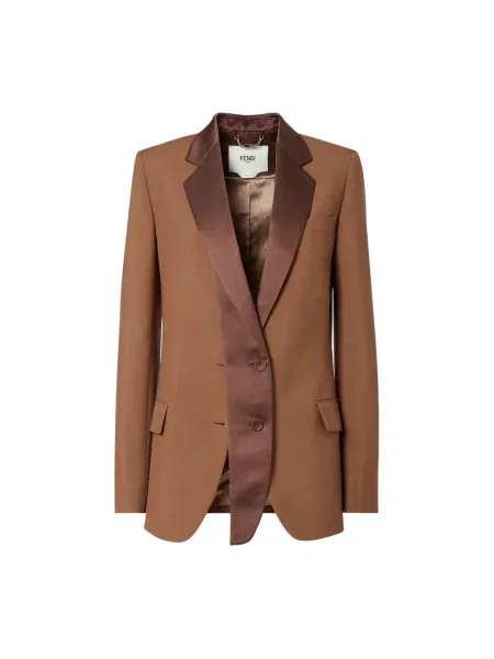 Marynarka Fendi elegancka brązowa
