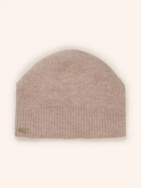 Seeberger Czapka beige beżowa