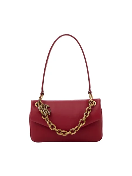 Kopertówka Roberto Cavalli z autografem czerwona