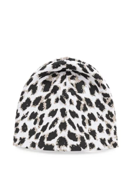 Căciulă Newland cu imagine cu model leopard alb