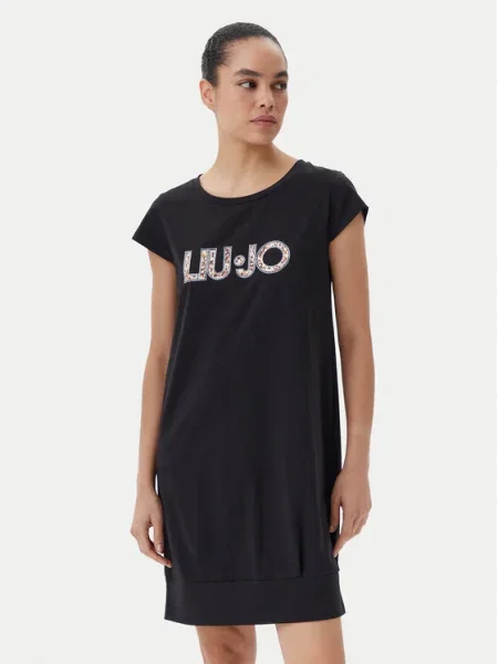 Liu Jo Beachwear Ежедневна рокля черен