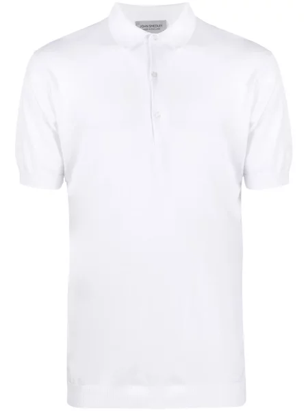Polo John Smedley alb