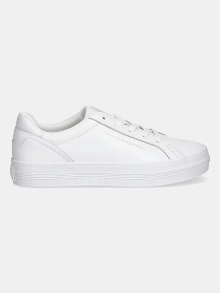 Tommy Hilfiger Teniși din piele alb