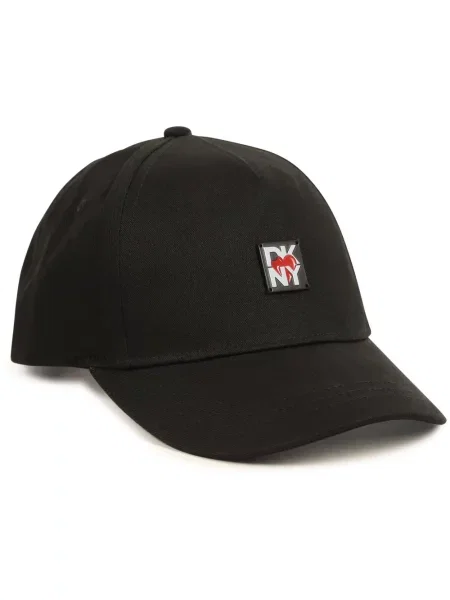 Czapka z daszkiem dziecięca Dkny czarna
