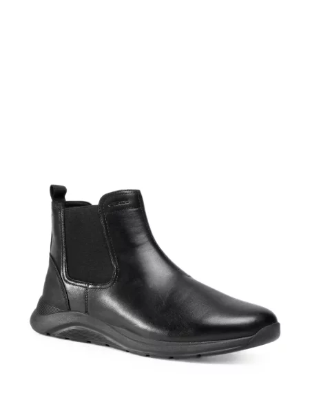 Botine Geox din piele negru