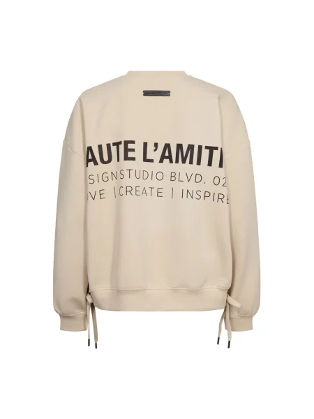 Bluza z kapturem Haute L'amitié z kapturem biała