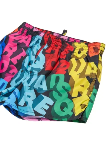 Kąpielówki dziecięce Dsquared2 czarne