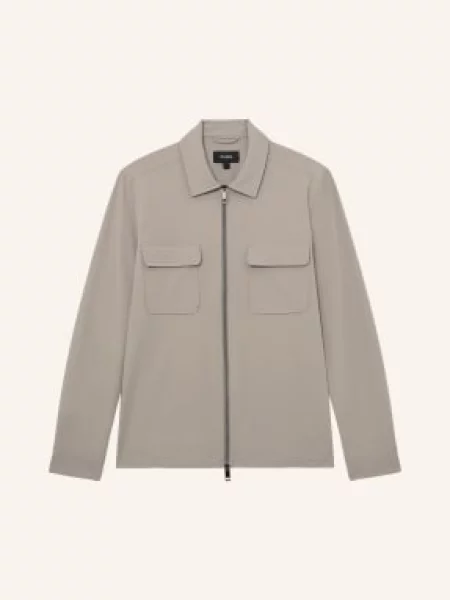 Reiss Převlečná Košile Ascend černošedá