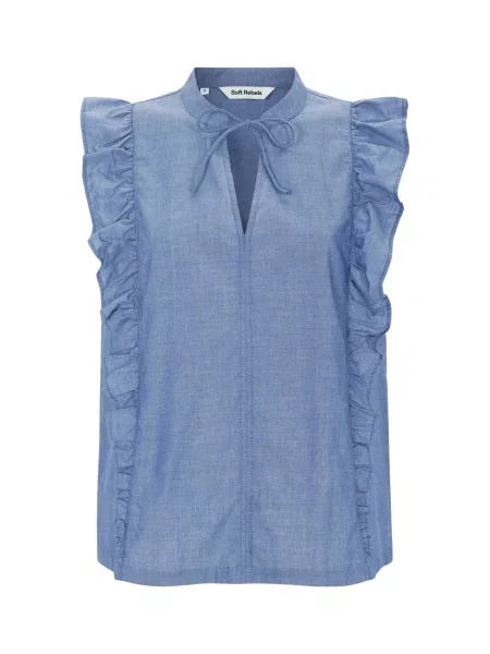 Soft Rebels Tricou SRGada indigo