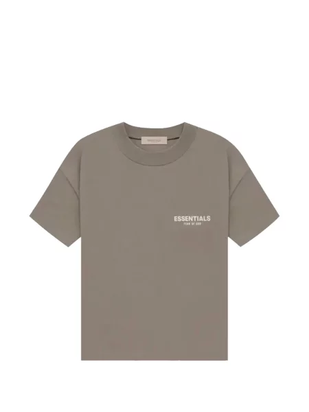 Tricou Fear Of God Essentials cu imagine maro